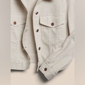Women’s Cream Denim Jacket